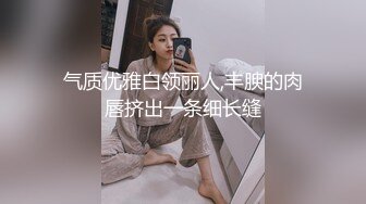 气质优雅白领丽人,丰腴的肉唇挤出一条细长缝