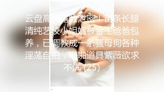 云盘高质露脸泄密！苗条长腿清纯艺校小姐姐被金主爸爸包养，已调教成一条骚母狗各种淫荡自拍，啪啪道具紫薇欲求不满 (25)