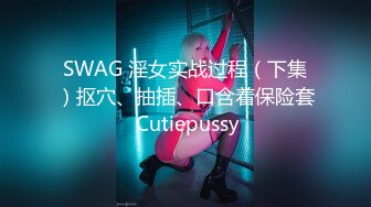 SWAG 淫女实战过程（下集）抠穴、抽插、口含着保险套 Cutiepussy