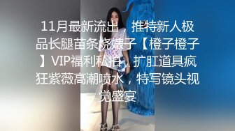 11月最新流出，推特新人极品长腿苗条烧婊子【橙子橙子】VIP福利私拍，扩肛道具疯狂紫薇高潮喷水，特写镜头视觉盛宴